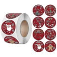 thumbnail image 1 of Christmas Tag Stickers, Christmas Gift Sticker Labels 1.5inch, Christmas Sticker Pattern With Christmas Tree, Santa Claus, Christmas Elk, Christmas Be, 1 of 5