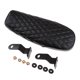 thumbnail image 1 of Sillín Plano para Motocicleta Cafe Racer Cojín de Asiento Vintage Cuero de PU Negro, 1 of 8