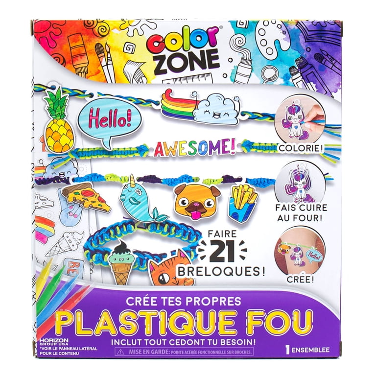 Princess Shrink Keyrings Craft Kit - Pack Of 8 Shrinkable Keyring Blanks For Kids To Decorate