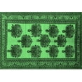 thumbnail image 1 of Ahgly Company Indoor Rectangle Oriental Emerald Green Industrial Area Rugs, 8' x 12', 1 of 4