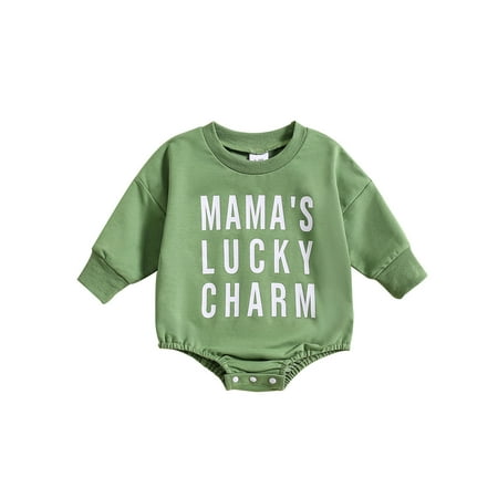 

Baby Sleepers Gender Neutral Clothes Baby Girl Onesies Crawling Suit Baby Farty Suit Green 3M