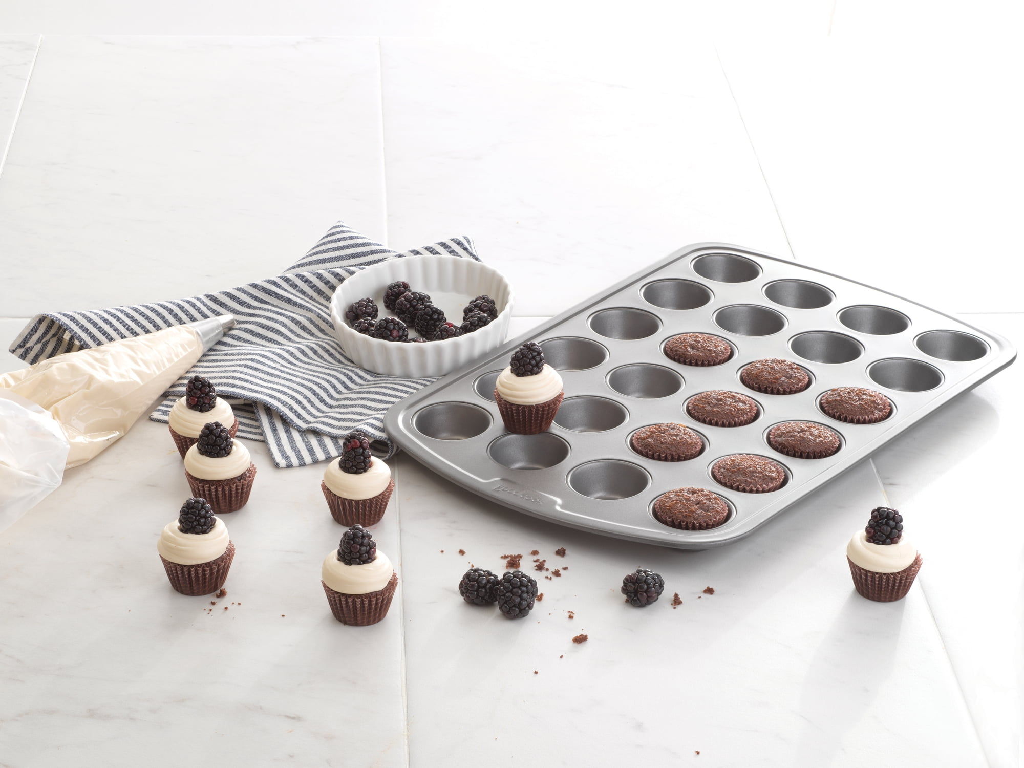 Ecolution Bakeins 24 Mini Muffin and Cupcake Pan
