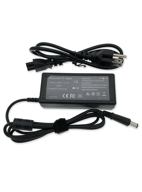 AC Adapter Charger for Dell Inspiron 11 (3135) (3137) (3138), 15 (3520) (3521) (3531) (3542), 15R (5520) (5521) (7520), 17R (5721) (5737), 17 7000 Series 7548 7737 Power Supply Cord 19.5V 3.34A 65W