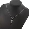 thumbnail image 2 of HOOUN Women's Fashion Jewelry Silver Faith Cross Crucifix Pendant Necklace, 2 of 9