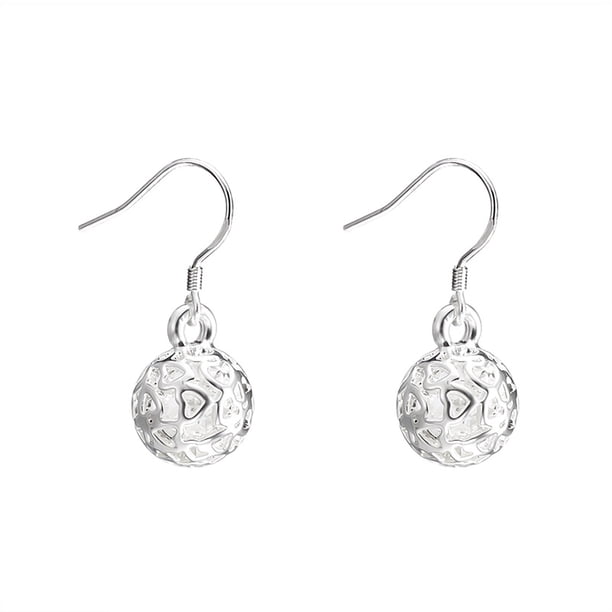 Vintage Pendientes Redondos Moda Studs Hueco Pendientes de gancho redondo Personalidad Temperamento Pendientes