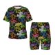 thumbnail image 1 of Balery Game Joysticks Conjunto de Pijama Infantil de Manga Corta con Estampado – Ropa de Dormir de Algodón Suave-3X-Large, 1 of 6