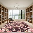 thumbnail image 2 of ODIKA 5'x7' Machine Washable Non-Slip Area Rug, Japanese Pink High Traffic Rug, Pink, 947703, 2 of 7