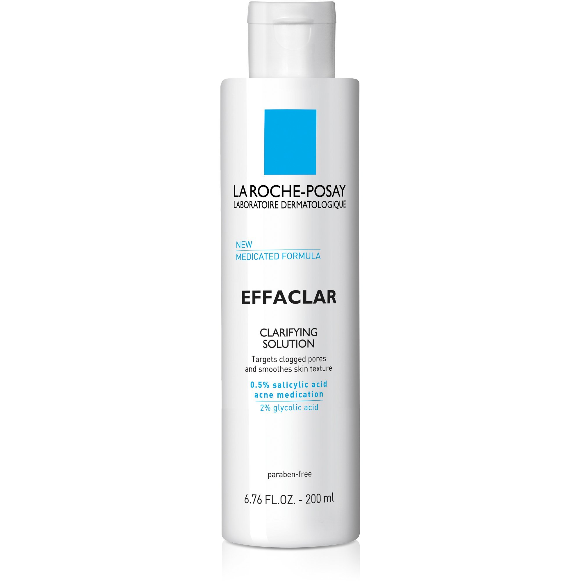 La Roche-Posay Effaclar Clarifying Solution Acne Toner with Salicylic Acid, 6.76 Fl. Oz 