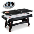 thumbnail image 1 of ESPN 72-inch Air Powered Hockey Table with Table Tennis Top & In-Rail Scorer, 1 of 9