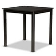 thumbnail image 3 of Baxton Studio Lanier Modern and Contemporary Sand Fabric Upholstered Espresso Brown Finished 5-Piece Wood Pub Set, 3 of 7