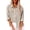 Khaki, variant on Women Shirts Button Down Solid Color Lapel Collared Spring Tops Summer Long Sleeve Dressy Casual Work Blouses Business