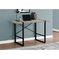thumbnail image 1 of Monarch Specialties Computer Desk, Home Office, Laptop, 48"l, Work, Metal, Laminate, Grey, Black, Contemporary, Modern, 1 of 5