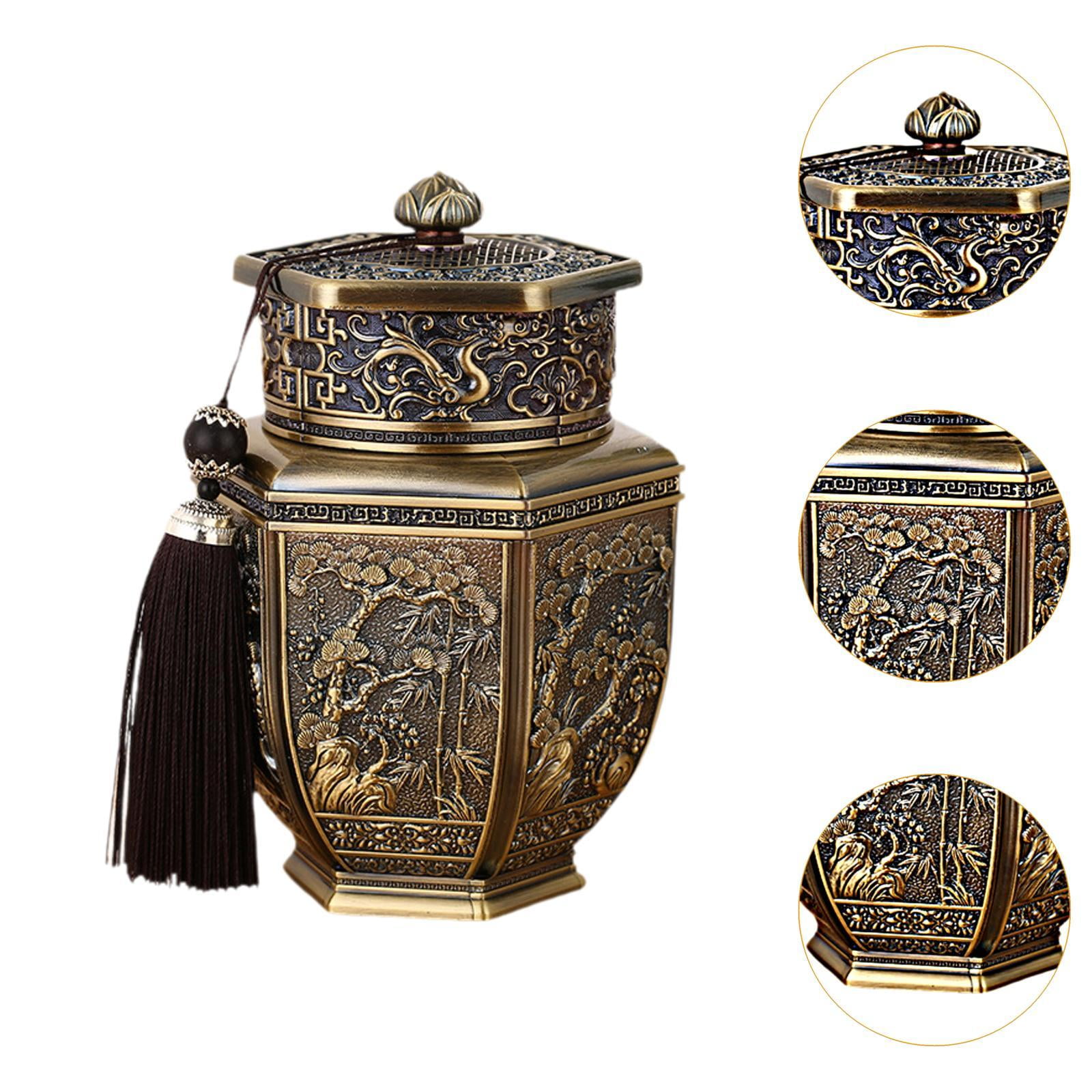balikha Memorials Pet Urn Cremation Urn Loss Pet Remembrance Gift,Unique,Metal for Dogs and Cats Vintage for Dog Kitty Cat Kitten