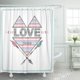 thumbnail image 1 of ABPHQTO Pluma Azteca Corazón American Arrow Spirit Tribal Bohemian Love Cortina de ducha 150x180 cm, 1 of 1