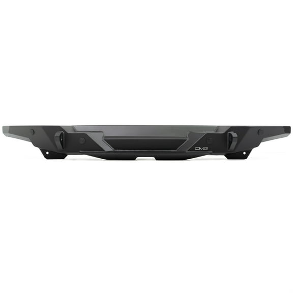FS-15 Series Rear Bumper for the 2018-2024 Jeep Wrangler JL | Compatible with Factory Hitch | License Plate Relocation Bracket with Plate Light | Welded-in Zip Tie Tabs | DV8 Offroad