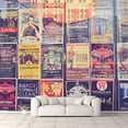thumbnail image 2 of Idea4wall 4pcs Vintage Pictures Collage Peel and Stick Wallpaper Removable Wall Murals Large Wall Stickers for Home Decoration, 66"x24", 2 of 4