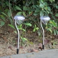 thumbnail image 4 of 4Pcs Diamond-Shape Solar Powered LED Stake Lights Garden Lawn Yard Decor Lamp, 4 of 7