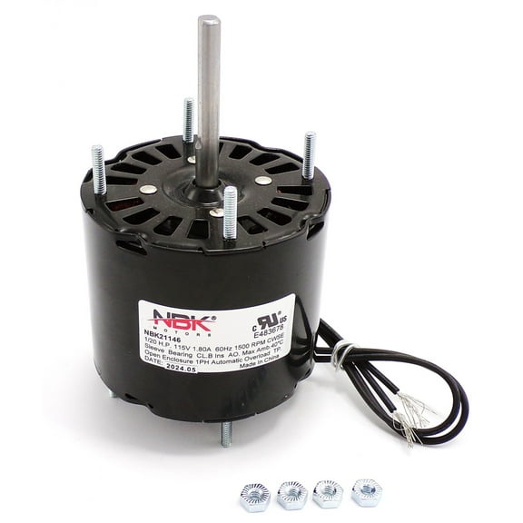 D132 Multi Purpose Fan Motor 115v/60hz | Exact Fit Replacement for Fasco Part# D132 | Sharptek Supply OEM