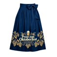 thumbnail image 4 of Arlun Oktoberfest Print Midi Skirts for Women High Waisted Bow Drawstring Belt Flowy Pleated Skirts Loose Comfort Fashion Festival Below Knee Casual Skirts 2026 Summer 3-Dark Blue One Size, 4 of 4