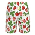 thumbnail image 6 of Kdxio Strawberry Pattern Mens Casual Shorts - Drawstring Summer Beach Sports Shorts for Men, 6 of 9