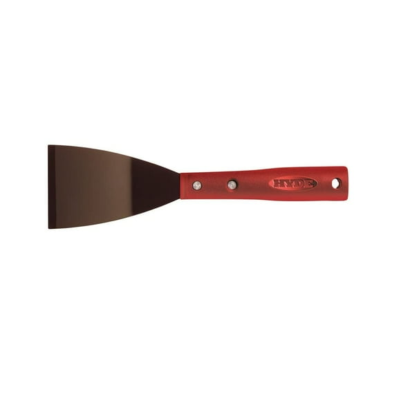 Raspador de Cincel Hyde Rígido Curvado 7,62 cm Ancho Rojo