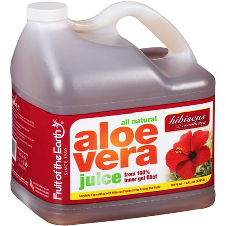 Fruit of the Earth New Aloe Vera 100% Pure Gel 12 oz / 340g (Pack of 6)
