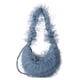 thumbnail image 3 of Bolso Plisado Encaje para Mujer Diario Femenino Gran Capacidad Color Sólido () Rosa, 3 of 4