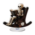 thumbnail image 2 of pathside Rotating Multicolor Ghost Acrylic Ornament, 360 Degree Cute Halloween Decor for Office Desk, 2 of 8