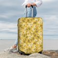 thumbnail image 4 of Uemuo Flower Printed Washable Luggage Cover - Fashion Suitcase Protector Fits 18-32 Inch Luggage -Large, 4 of 9