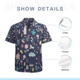 thumbnail image 7 of High Quality Hawaiian Shirts for Men Short Sleeve Aloha Beach Shirt Floral Summer Casual Button Down Shirts Blouses VFMIUQ, 7 of 7