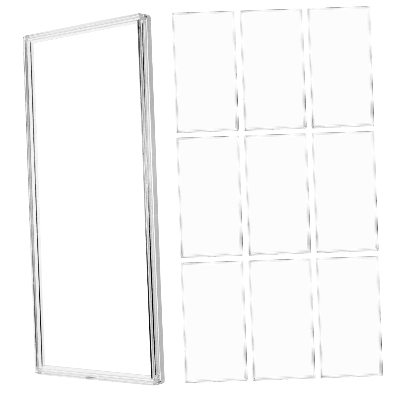WHAMVOX 10Pcs Transparent Banknotes Case Banknote Collection Holder Banknote Protector for Home