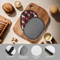thumbnail image 4 of Sikiie Plaid Reindeer Snowflakes Silicone Pot Holders, Oven Mitts Heat Resistant Hot Pads, Non Slip Pot Holder for Kitchen Baking and Cooking 9.4 x 7.5 Inches, 4 of 7