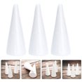 thumbnail image 3 of 6 conos blancos en forma de cono, juguetes para niños, decoraciones de fiesta DIY, adornos de cono, 3 of 6