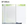thumbnail image 2 of Frosted Window Film Hardware Accessories Self-adhesive Privacy Sticker Sunshine Filtration Glass Films Protective Accessory 30*200cm, 2 of 9