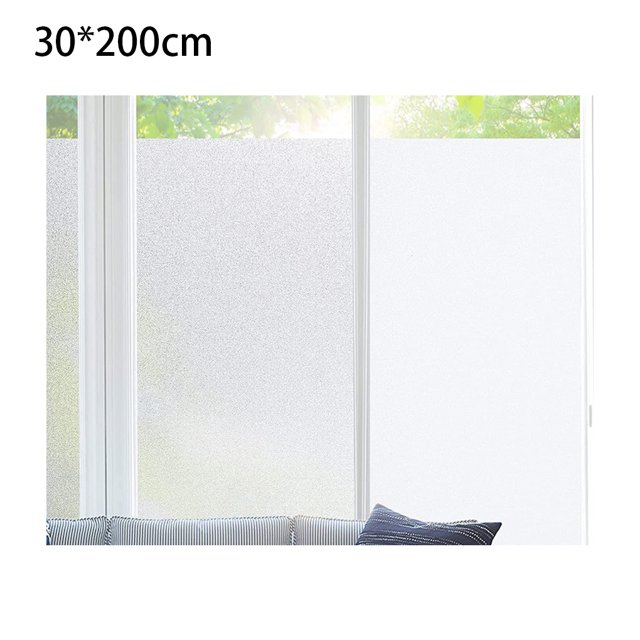 Frosted Window Film Hardware Accessories Self-adhesive Privacy Sticker Sunshine Filtration Glass Films Protective Accessory 30*200cm