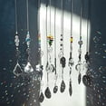 thumbnail image 3 of Juego de 7 atrapasueños de cristal arcoíris, cadena de cuentas de cristal Fengshui, colgante para ventana, fiesta en el jardín, 3 of 5