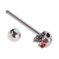 thumbnail image 4 of TISHITA 14G Head Tongue Bar Barbell Ear Stud Piercing Jewelry Red, 4 of 8