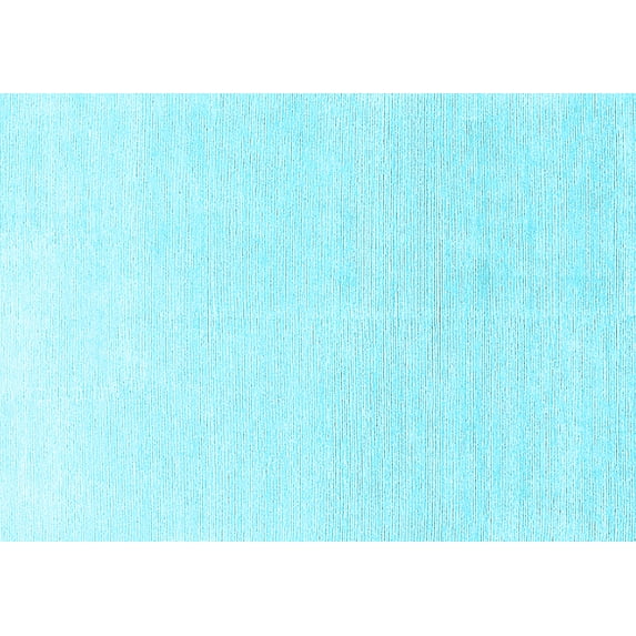Ahgly Company Indoor Rectangle Oriental Light Blue Industrial Area Rugs, 6' x 9'