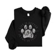 thumbnail image 3 of Life is Better with a Dog or Two or Three Sweatshirt for Women Funny Dog Mom Sweater Black Sweatshirt Adult X-Large, 3 of 7