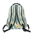 thumbnail image 5 of Abstract Leaves Pattern Design Stylish Large Backpack 15L Self-Standing Durable Twill for School, Office and Travel Use, 5 of 9