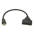 thumbnail image 1 of 2 Port HDMI Splitter 1080P 1x2 HDTV Switcher 1 In To V1H0 Dual 2 Out Disp Hot Y6 X7P5, 1 of 8