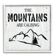 thumbnail image 4 of Stupell Industries Mountains Are Calling Rustic Phrase Distressed Plank Pattern, 17 x 17,Design by CAD Designs, 4 of 5