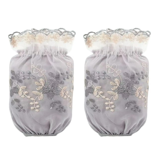 Manches en Dentelle Anti-Poussière Protection Vêtements Bureau Cuisine Manches pour Extérieur