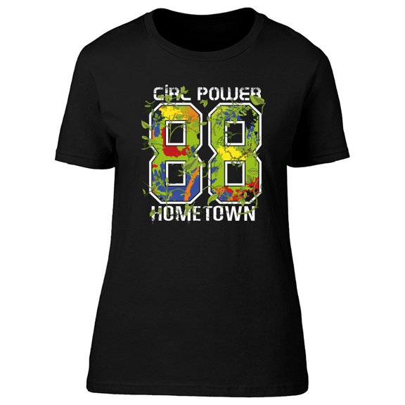 Girl Power Floral Hometown Tee Men's -Image by Shutterstock