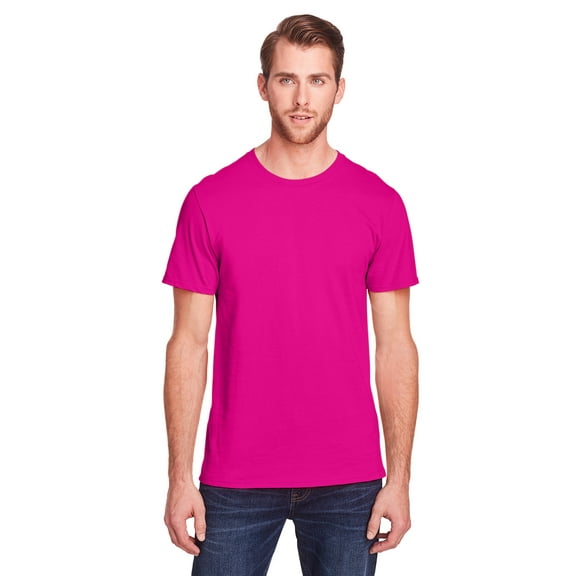Fruit of the Loom, The Adult ICONICâ„¢ T-Shirt - CYBER PINK - 2XL