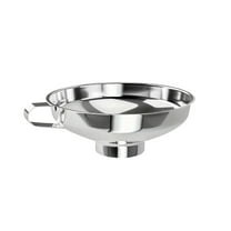 OAVQHLG3B Canning Funnel for Kitchen Use, Wide Mouth Food Grade Stainless Steel Funnel for Wide and Regular Mouth Jar, Deal for Filling Bottle, Liquid and Solid