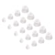 thumbnail image 1 of Tapones de plástico Unique Bargains 100uds 4 Tamaños blanco, 1 of 5