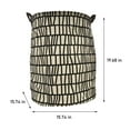 thumbnail image 3 of Fiudx Cesto de Ropa Sucia Plegable de Lona, Portátil con Asas, Gran Capacidad para Ropa, Juguetes y Toallas, Ideal para El Baño, Dormitorio, Guardería, 40 X 50 Cm., 3 of 7