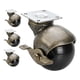 thumbnail image 4 of Juego de 4 ruedas giratorias de bola para muebles con placa superior, instalación sencilla, placa giratoria universal para muebles 15 pulgadas, 4 of 8