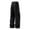 Black, variant on BUWTTER Work Pants for Men Casual Loose Fit Straight Leg Comfortable Solid Color Baggy Elastic Waist Trousers Army Green L
